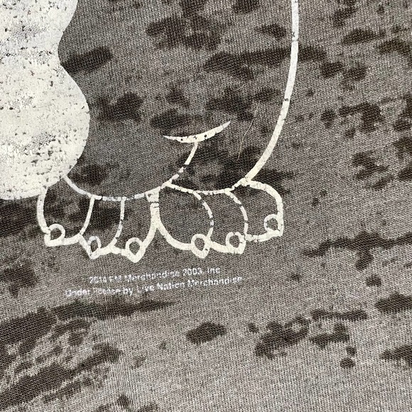 Next Level Apparel Fleetwood Mac Penguin Graphic Black Burnout Tee Size Medium - Picture 5 of 7